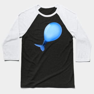 Whale Balloon Design Baseball T-Shirt